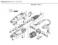 Dremel F 013 039 612 Moto-Tool 396 Corded Rotary Tool Spare Parts